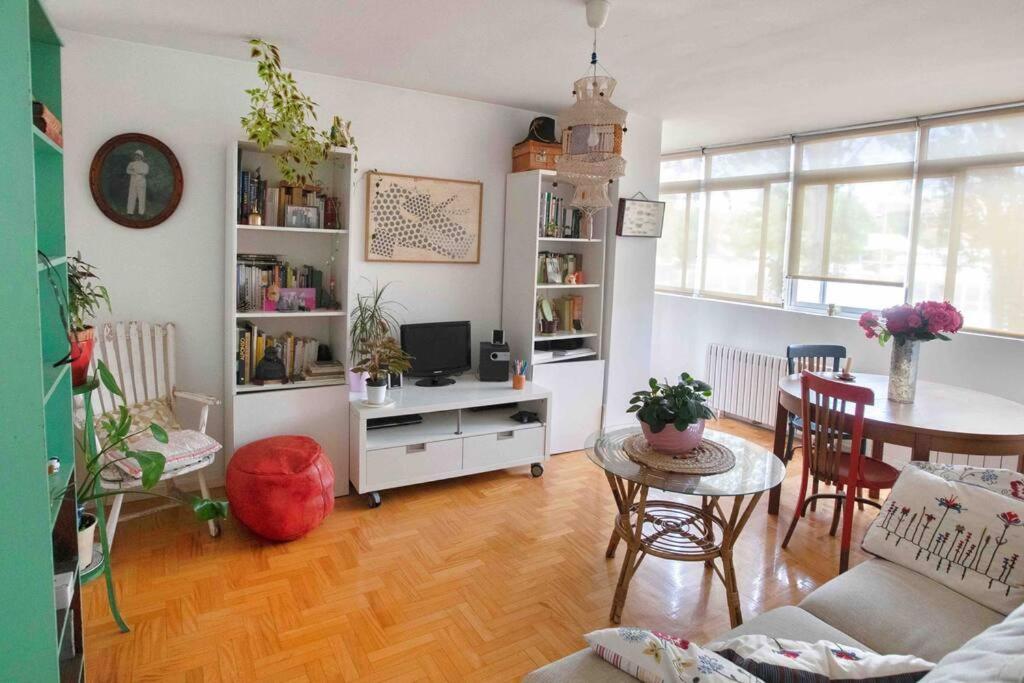 Appartamento Piso Centrico, Bonito, Acogedor, Aire Acondicionado Y Piscina Enfrente De Casa Madrid Esterno foto